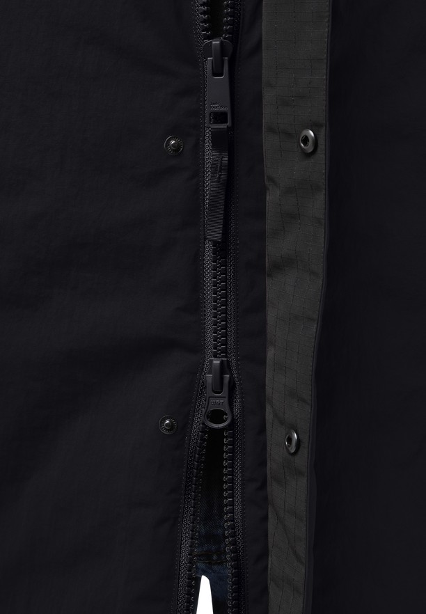 Navy Men Jack Wolfskin Gletschersee Coats | 52355305