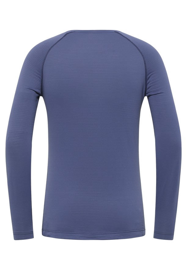 Navy Men Jack Wolfskin Infinite Warm Ls T Shirts | 94317576