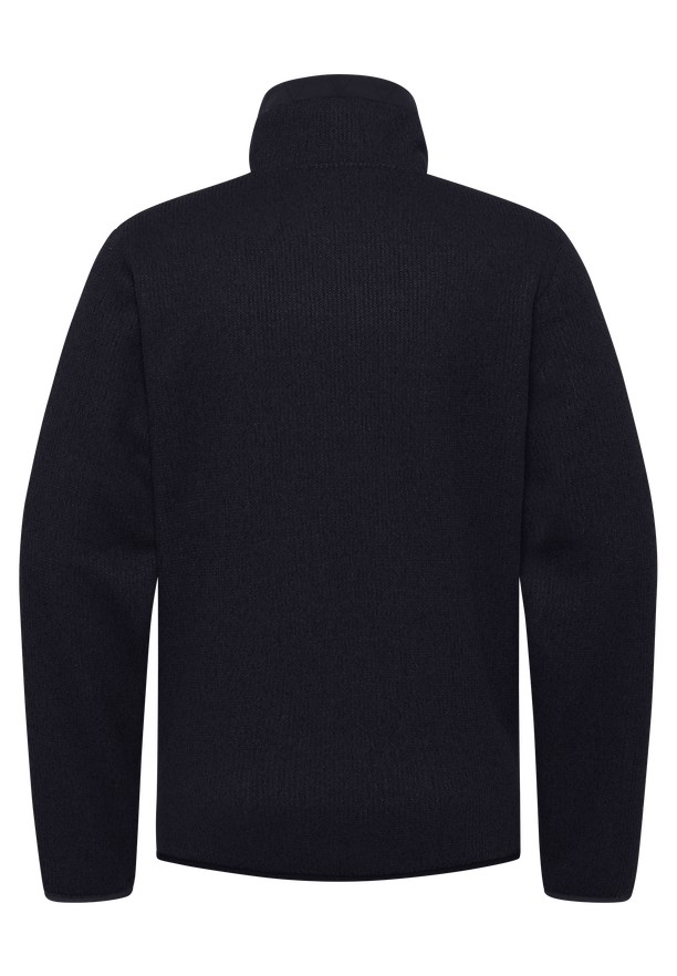 Navy Men Jack Wolfskin Kaminfeuer Fleece Jackets | 79492026