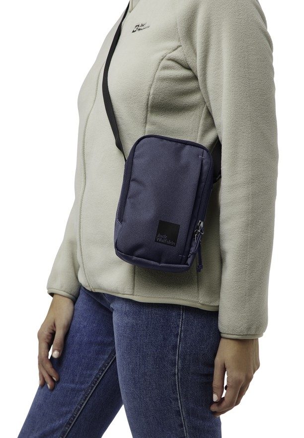 Navy Men Jack Wolfskin Konya Shoulder Bags | 41477303