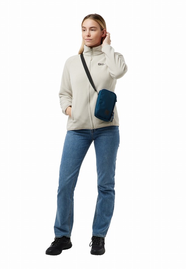 Navy Men Jack Wolfskin Konya Shoulder Bags | 39415472