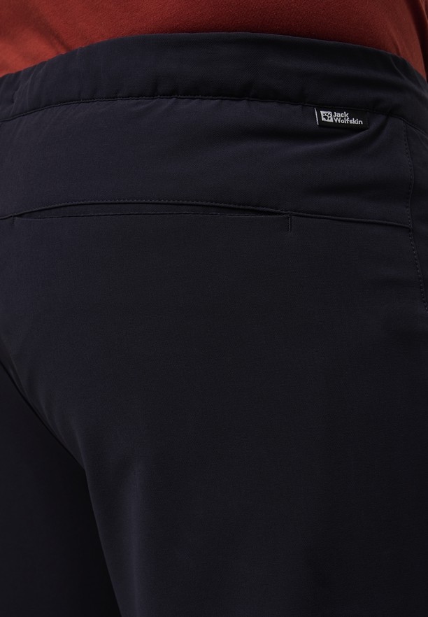 Navy Men Jack Wolfskin Newport Pants | 95183143