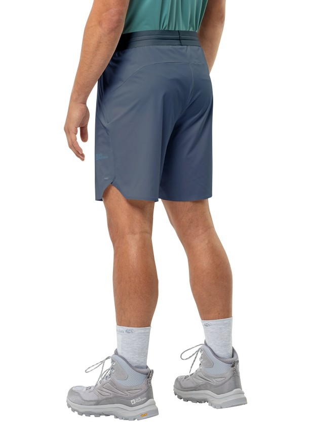 Navy Men Jack Wolfskin Prelight Chill Shorts | 51641218
