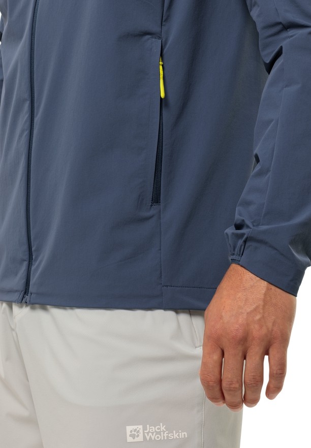Navy Men Jack Wolfskin Prelight Jackets | 27652319