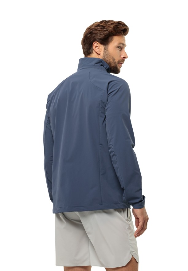 Navy Men Jack Wolfskin Prelight Jackets | 27652319