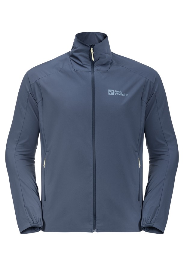 Navy Men Jack Wolfskin Prelight Jackets | 27652319