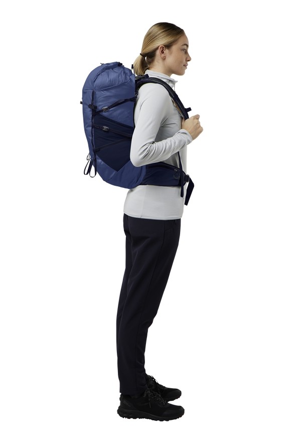 Navy Men Jack Wolfskin Prelight Vent 20 Hiking Backpack | 50876028