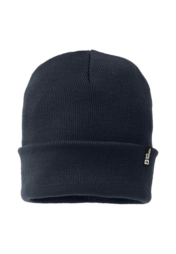 Navy Men Jack Wolfskin Rib Beanie | 35158405