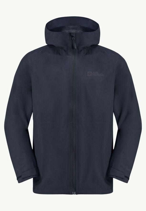Navy Men Jack Wolfskin Robury 2l Rain Jackets | 93958112