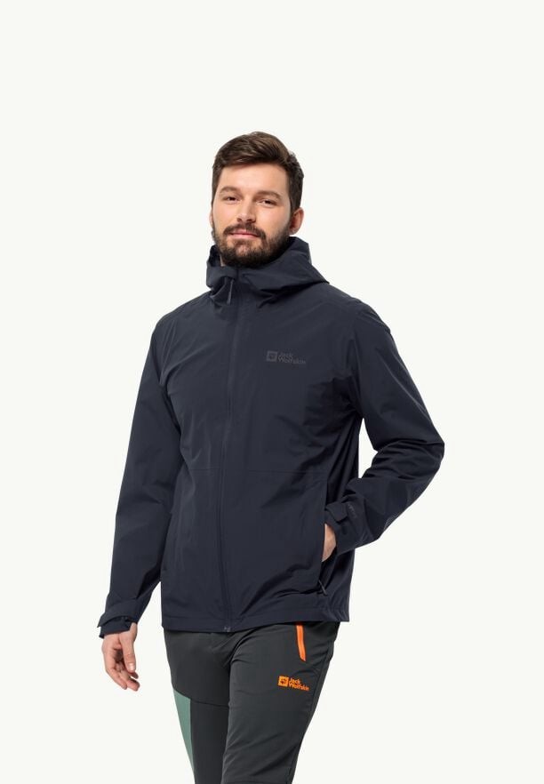 Navy Men Jack Wolfskin Robury 2l Rain Jackets | 93958112