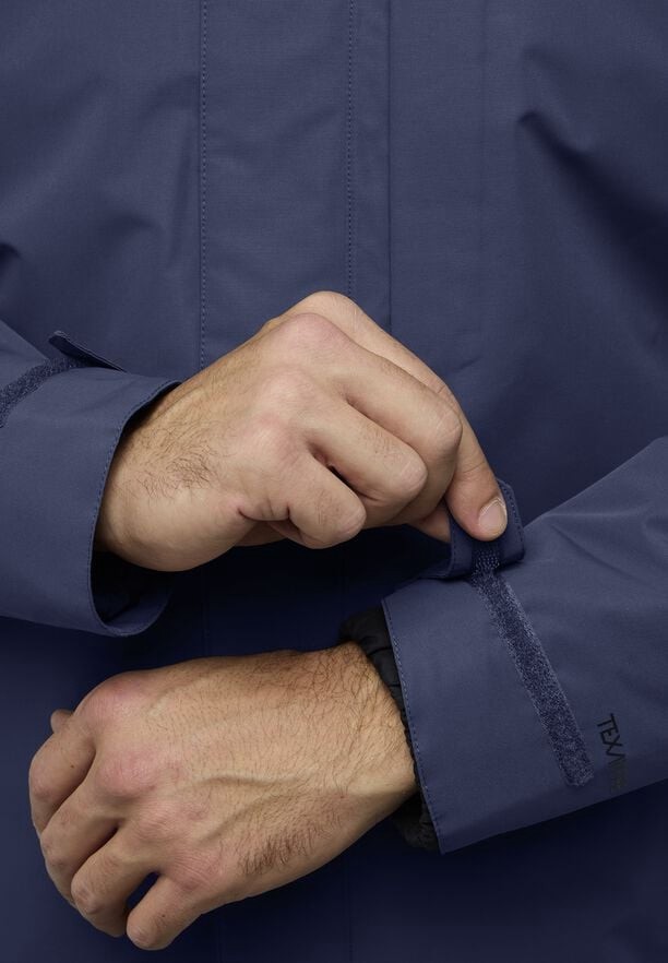 Navy Men Jack Wolfskin Romberg 3in1 Jackets | 46809384