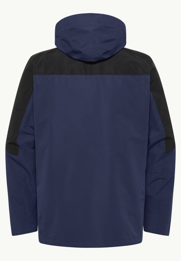 Navy Men Jack Wolfskin Romberg 3in1 Jackets | 46809384