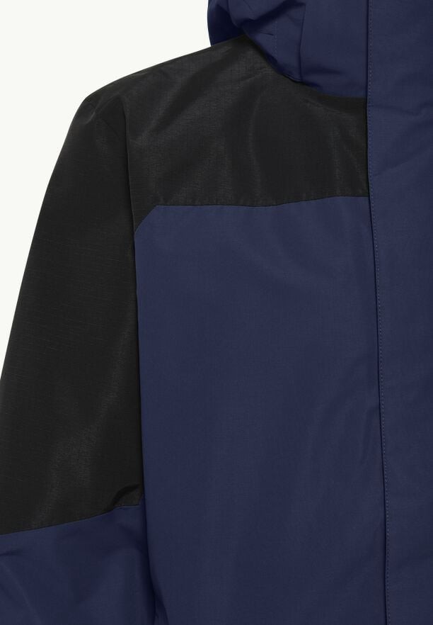 Navy Men Jack Wolfskin Romberg 3in1 Jackets | 46809384