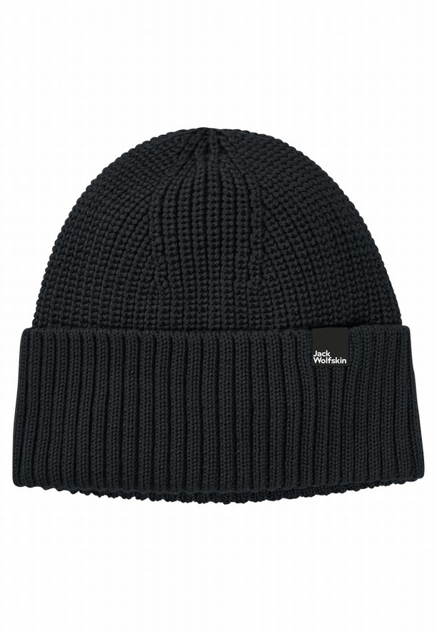Navy Men Jack Wolfskin Schwansee Beanie | 59553952