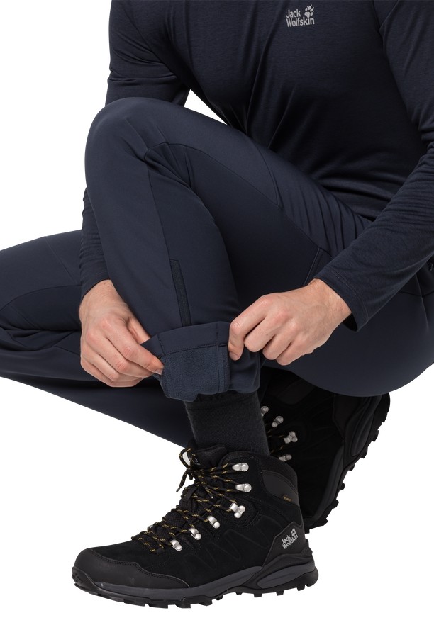 Navy Men Jack Wolfskin Stollberg Hiking Pants | 47256030