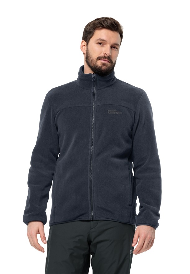 Navy Men Jack Wolfskin Taubenberg 3in1 Jackets | 66302118