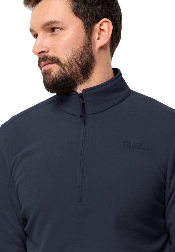 Navy Men Jack Wolfskin Taunus Hz Jumpers | 18056850