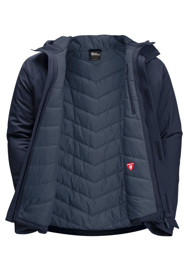Navy Men Jack Wolfskin Troposphere Ins Winter Jackets | 97967885