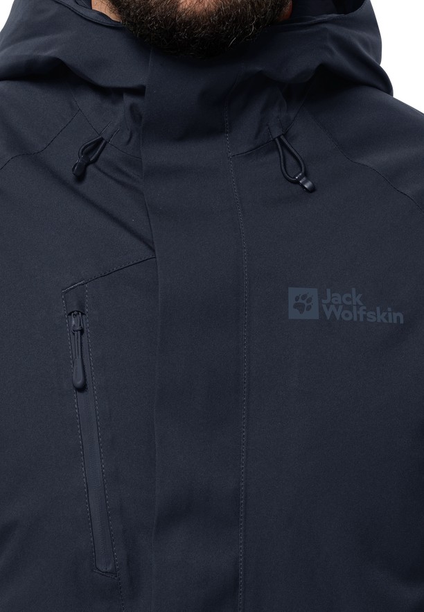 Navy Men Jack Wolfskin Troposphere Ins Winter Jackets | 97967885