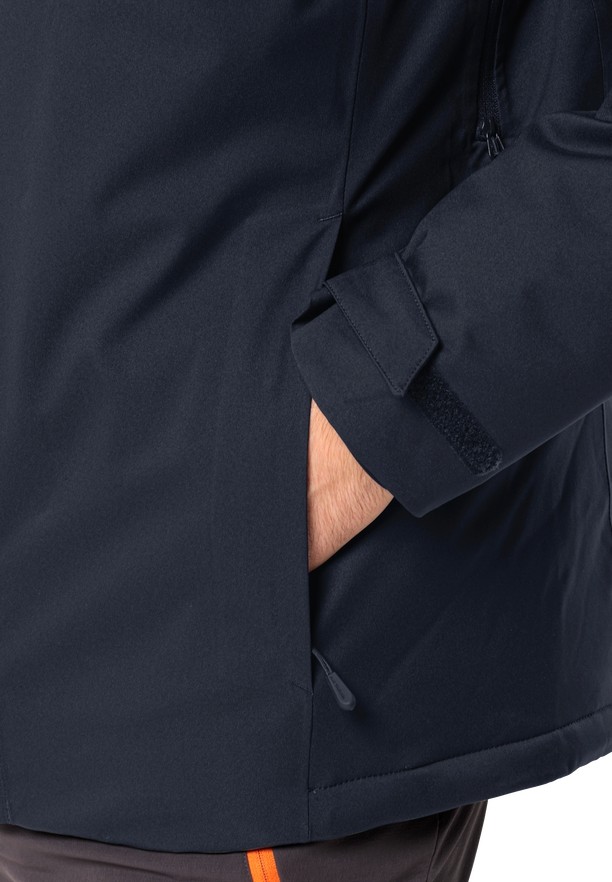 Navy Men Jack Wolfskin Troposphere Ins Winter Jackets | 97967885