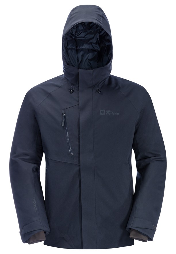 Navy Men Jack Wolfskin Troposphere Ins Winter Jackets | 97967885