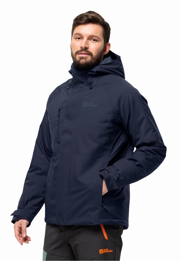 Navy Men Jack Wolfskin Troposphere Ins Winter Jackets | 97967885