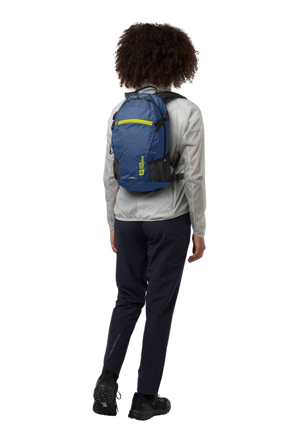Navy Men Jack Wolfskin Velocity 12 Bike Backpack | 33759596
