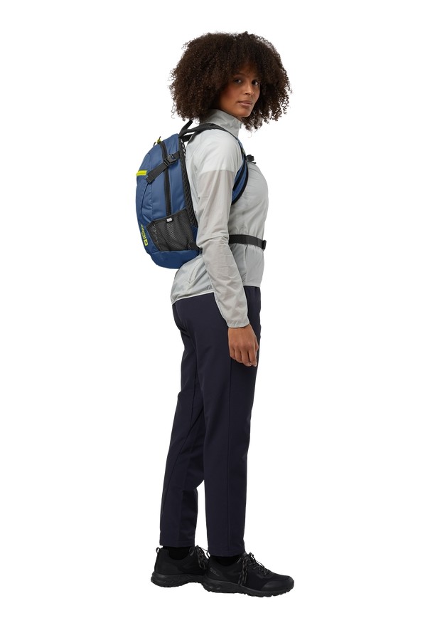 Navy Men Jack Wolfskin Velocity 12 Bike Backpack | 33759596