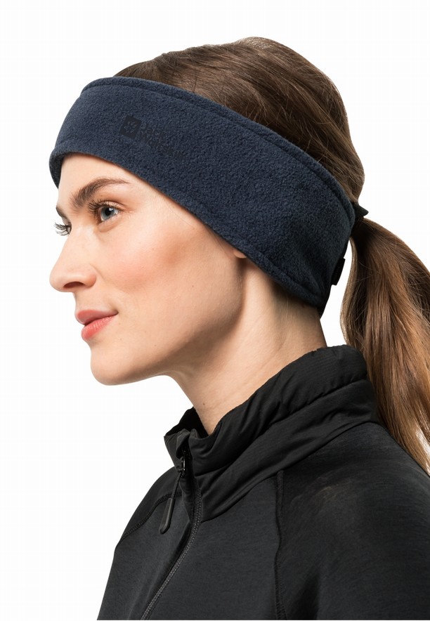 Navy Men Jack Wolfskin Vertigo Headband | 57089413