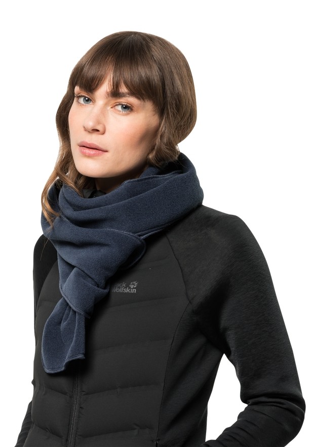 Navy Men Jack Wolfskin Vertigo Scarf | 59781938