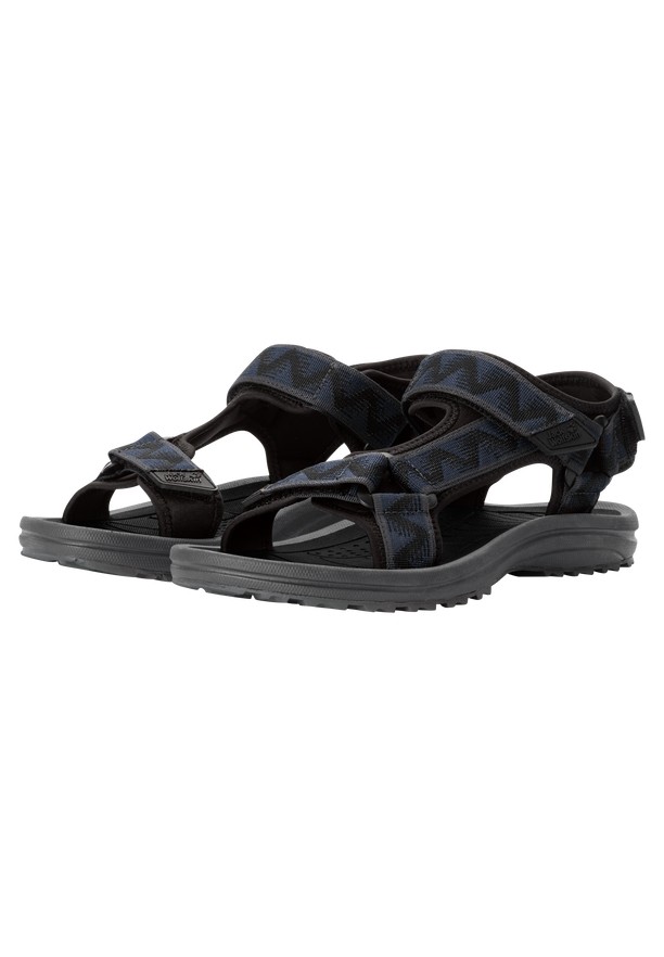 Navy Men Jack Wolfskin Wave Breaker Sandals | 77276746