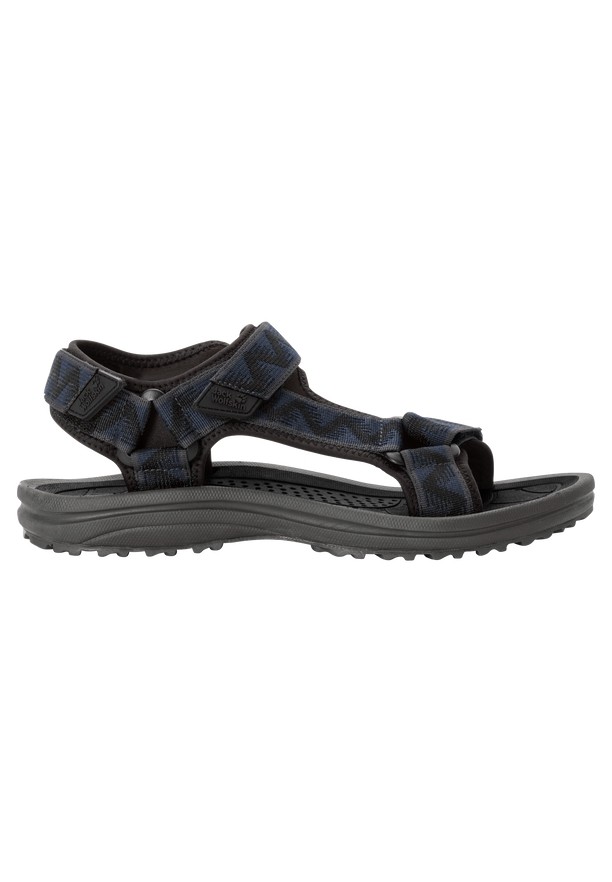 Navy Men Jack Wolfskin Wave Breaker Sandals | 77276746