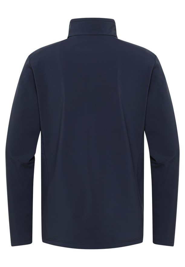 Navy Men Jack Wolfskin Whirlwind Softshell Jackets | 97041900