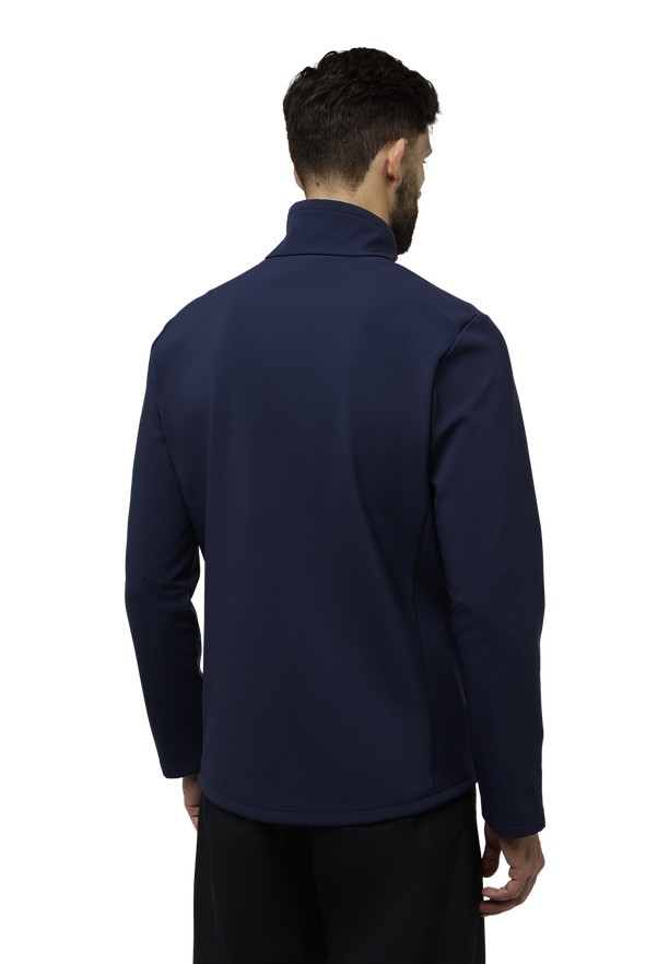 Navy Men Jack Wolfskin Whirlwind Softshell Jackets | 97041900