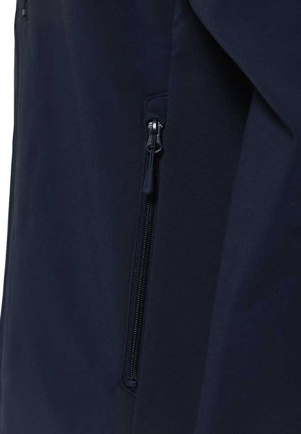 Navy Men Jack Wolfskin Whirlwind Softshell Jackets | 97041900