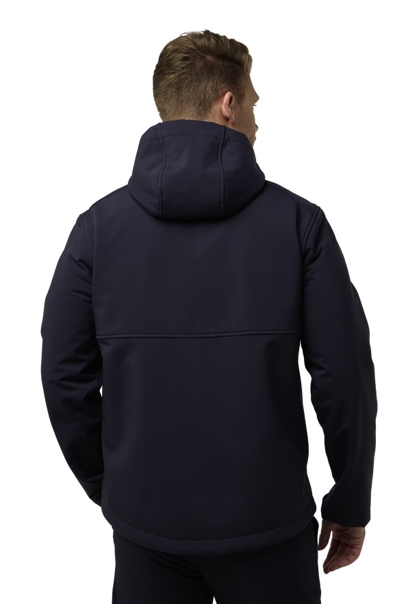 Navy Men Jack Wolfskin Windland Softshell Jackets | 64175053