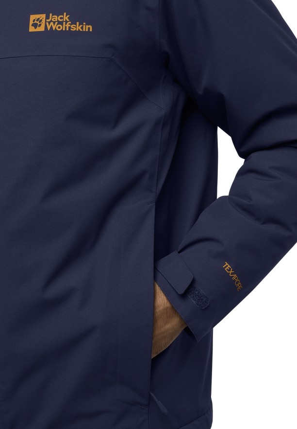 Navy Men Jack Wolfskin Wisper Ins Jackets | 94683240