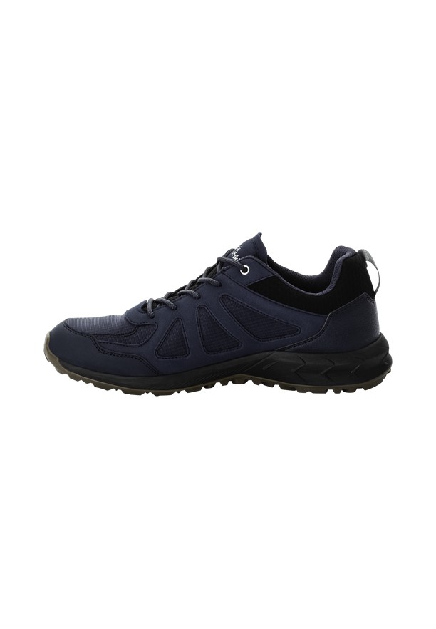 Navy Men Jack Wolfskin Woodland 2 Texapore Low Hiking Shoes | 40240503