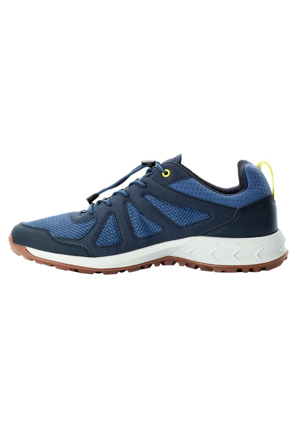 Navy Men Jack Wolfskin Woodland 2 Vent Low Hiking Shoes | 65442124
