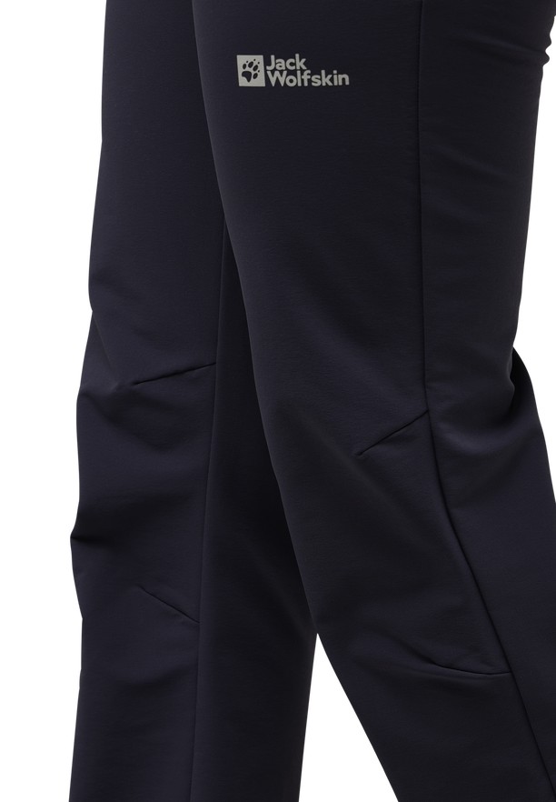 Navy Women Jack Wolfskin Activate Thermic Hiking Pants | 61418851