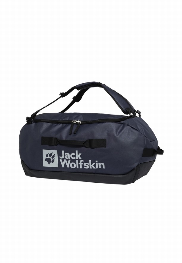 Navy Women Jack Wolfskin All-in 65 Duffle Bags | 30272136