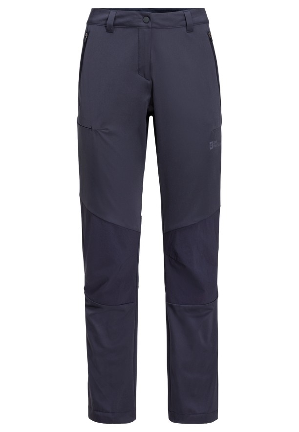 Navy Women Jack Wolfskin Alpine Hiking Pants | 91086134