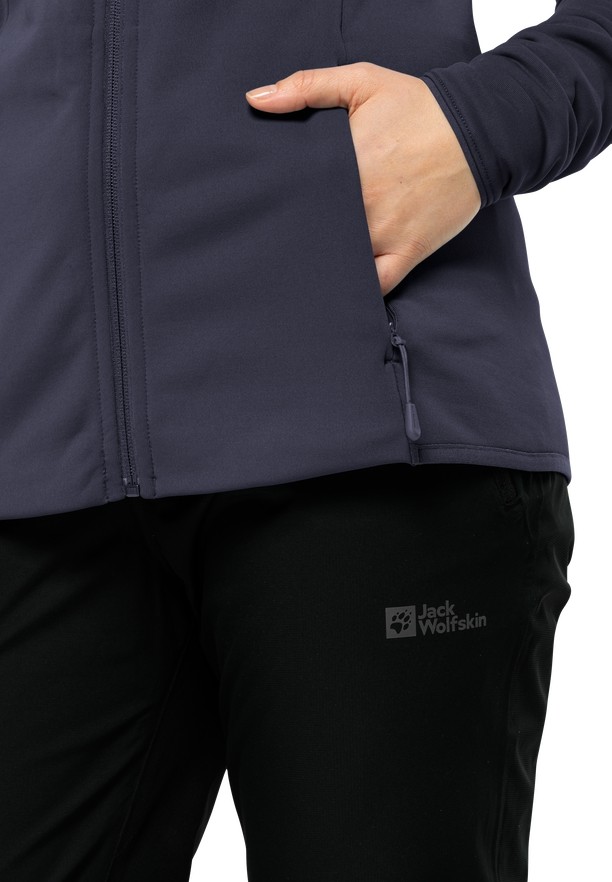 Navy Women Jack Wolfskin Baiselberg Fz Fleece Jackets | 53680373