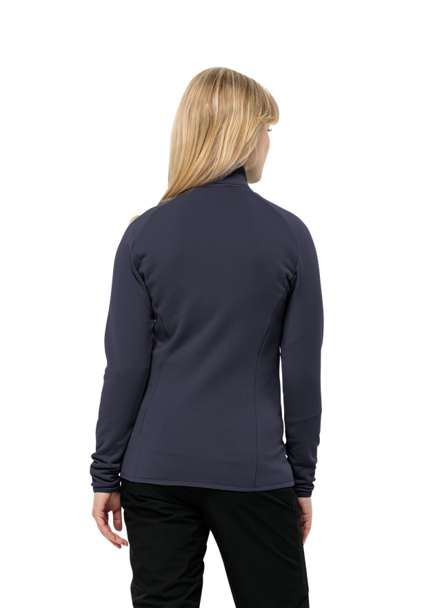 Navy Women Jack Wolfskin Baiselberg Fz Fleece Jackets | 53680373