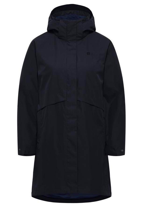 Navy Women Jack Wolfskin Baylight 3in1 Coats | 81059794
