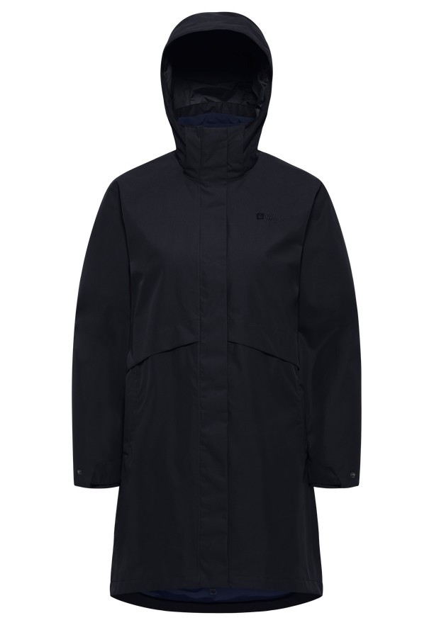 Navy Women Jack Wolfskin Baylight 3in1 Coats | 81059794