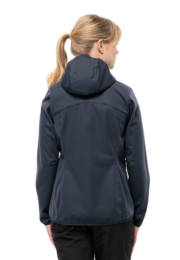 Navy Women Jack Wolfskin Bornberg Hoody Jackets | 16216485