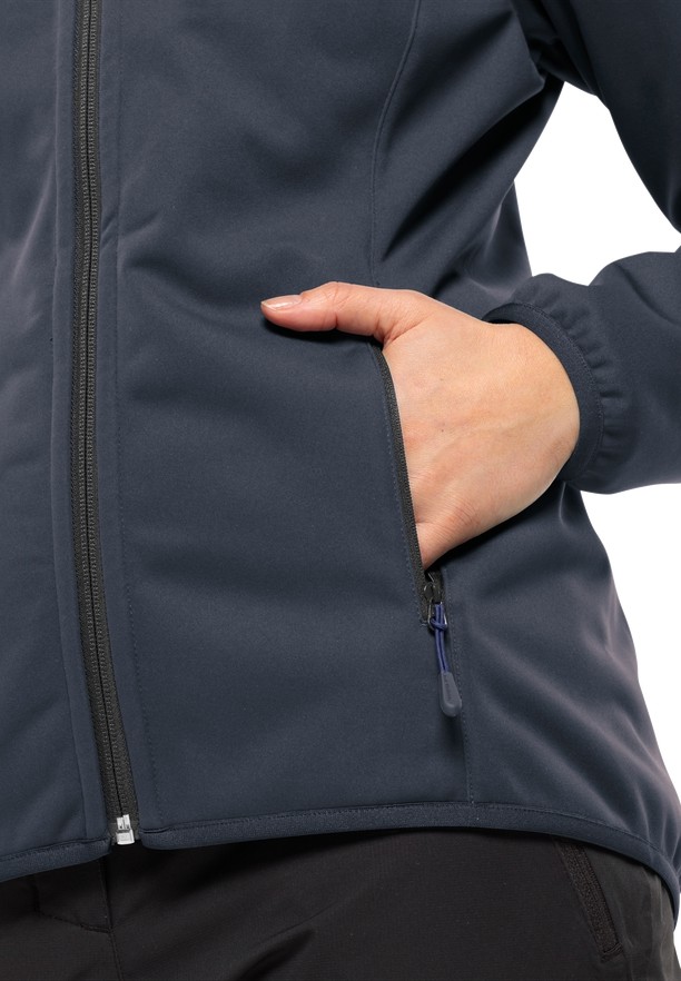 Navy Women Jack Wolfskin Bornberg Hoody Jackets | 16216485