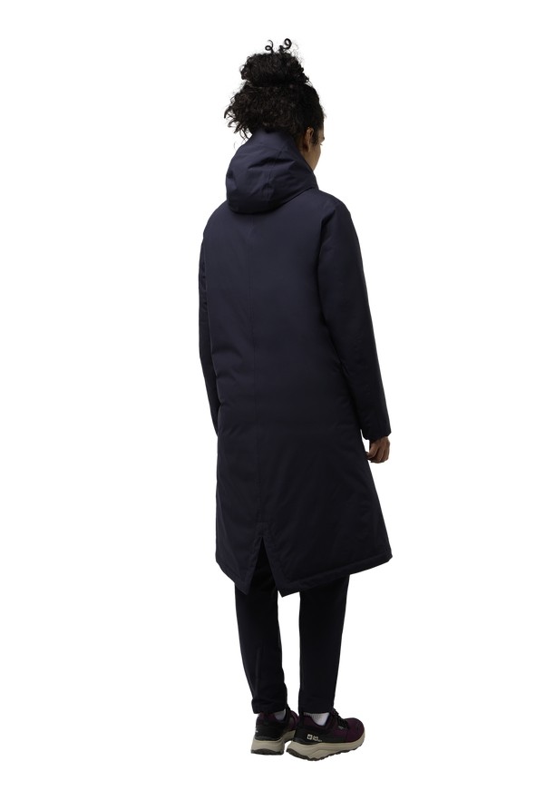 Navy Women Jack Wolfskin Brandenburger Coats | 53120752