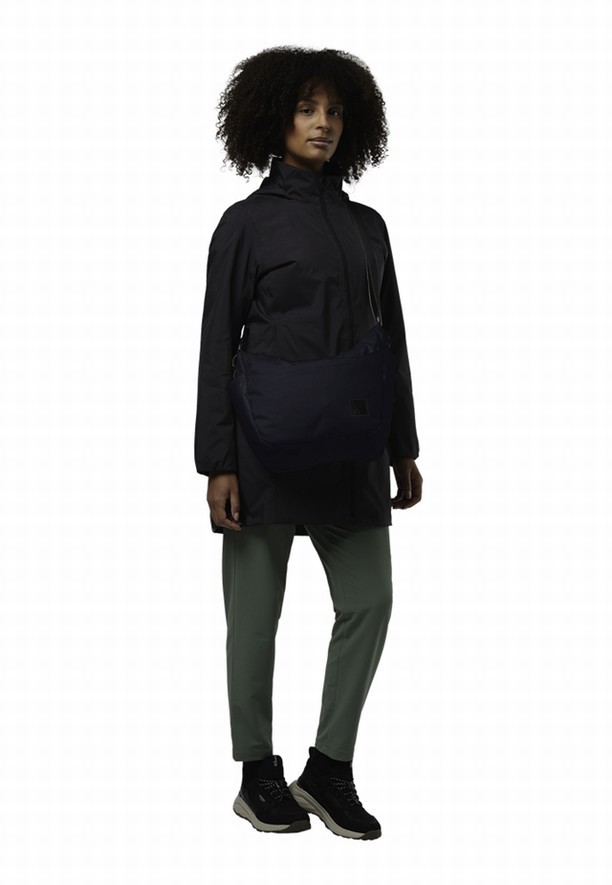 Navy Women Jack Wolfskin Burgweg Shoulder Bags | 19692935